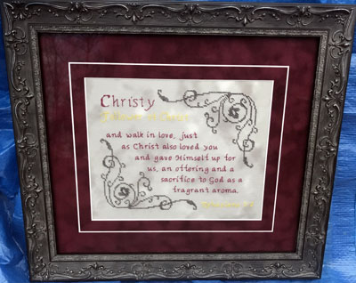 Christy stitched by Desiree Hill
